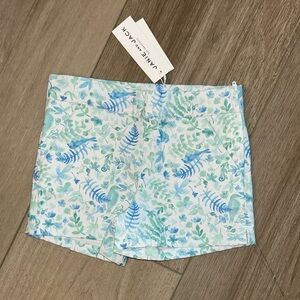Janie and Jack High Waist Blue and Green Shorts Size 3T NWT